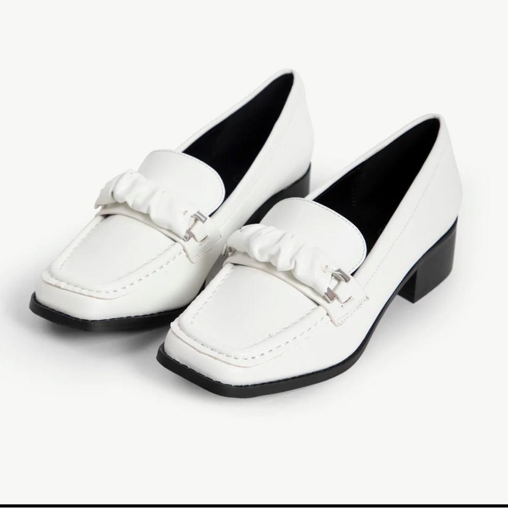 RAID block heel chunky loafers - Picture 2 of 11